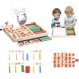Maths Learning Drawing Board – Whiteboard & Chalkboard Set for Kids