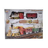 Classic Train Track Set with Light, Sound & Smoke Effects
