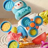 8-in-1 Space Busy Cube Toy – Stroller & Car Seat Sensory Toy