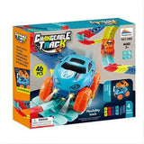 46 Pcs Flexible LED Race Car Track Set for Kids