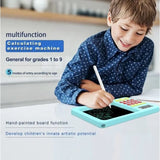 2-in-1 Calculator & Writing Tablet for Kids – Educational Toy