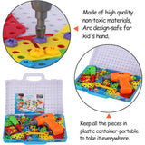 STEM Magnetic Creative Puzzle 4-in-1 Briefcase Set (193 Pcs)