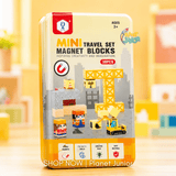 Mini Travel Magnetic Construction Vehicle Building Blocks Set – 38 Pieces