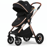 Kidilo Luxury 3-in-1 Pram, Stroller & Infant Car Seat Travel System