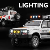 Toyota Land Cruiser LC80 1:24 Diecast Model Car – Pull-Back with Light &amp; Sound