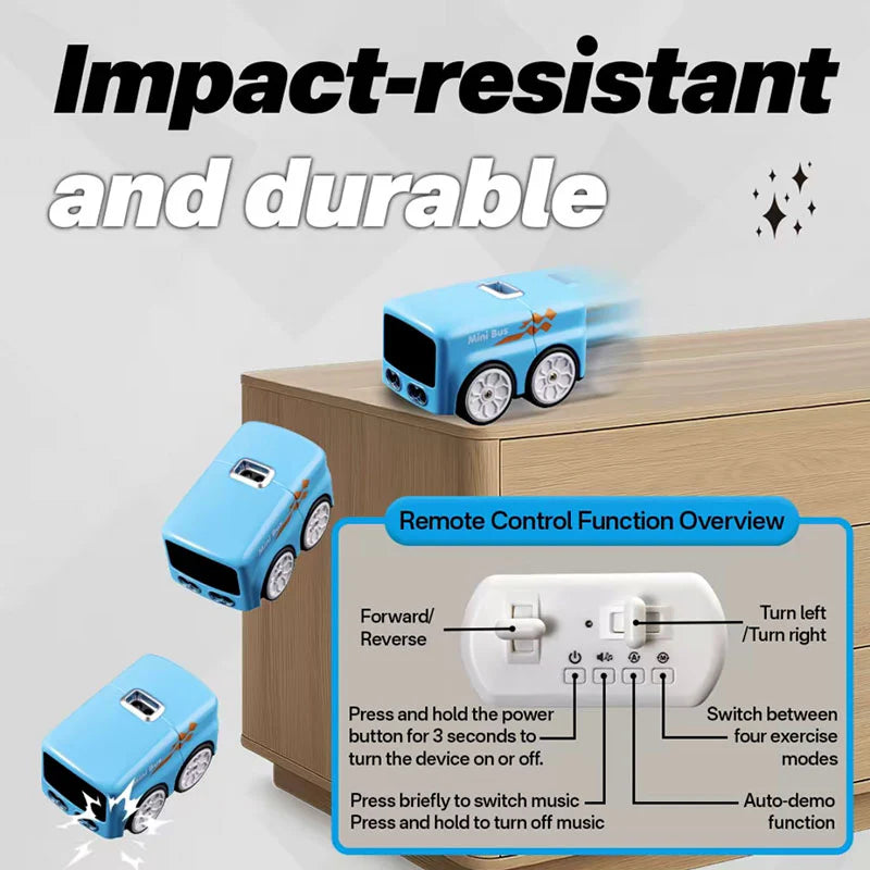 5-in-1 remote induction controlled mini bus