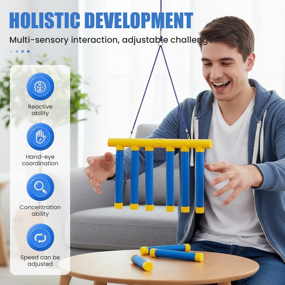 RC reflex drop sticks game USB rechargeable built-in battery no AA batteries required