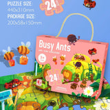 24 Pcs Art Puzzle for Kids – Educational Jigsaw Puzzle Set