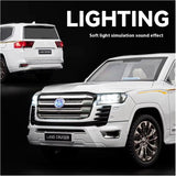Toyota Land Cruiser LC300 1:18 Diecast Model Car – Light & Sound