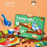 24 Pcs Art Puzzle for Kids – Educational Jigsaw Puzzle Set