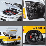 1:24 Nissan Skyline GTR R34 S15 Modified Widebody Diecast Model Car