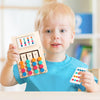 Wooden Color Matching Puzzle Board Game – 24 Challenges