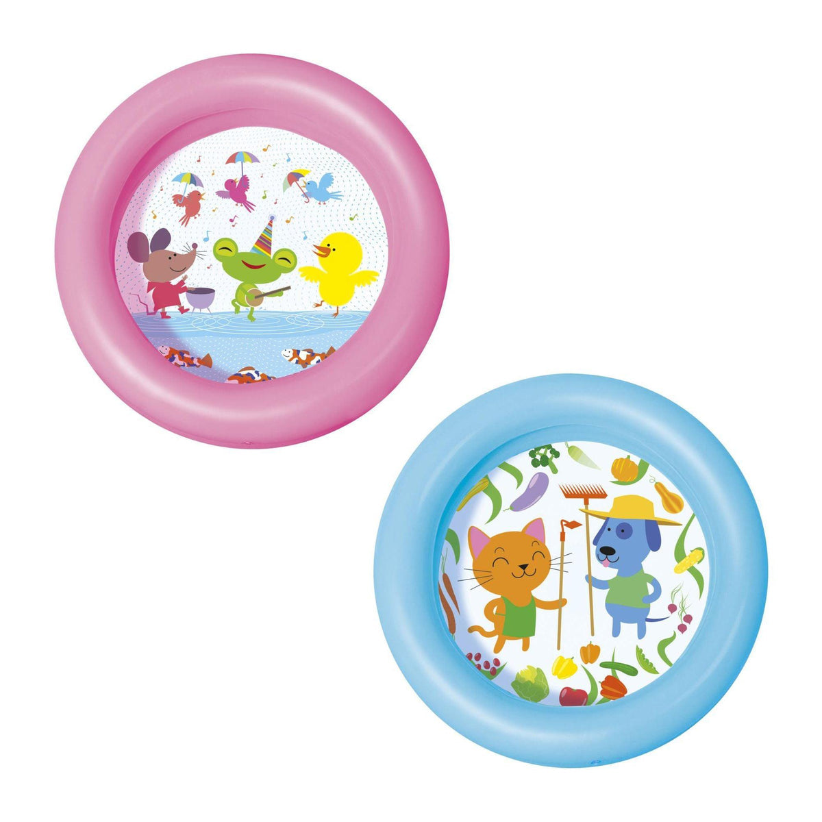 BESTWAY 2 Ring Kids Paddling Pool 2ft | Inflatable Baby Pool