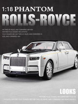 Rolls Royce Phantom 1:18 Diecast Model Car – Big Scale Collectible