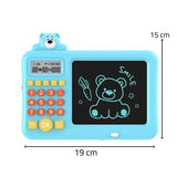 2-in-1 Calculator & Writing Tablet for Kids – Educational Toy