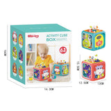 6-in-1 Montessori Activity Cube for Toddlers
