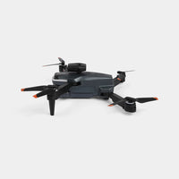 P23 Pro quadcopter performing 360° aerial flip stunt
