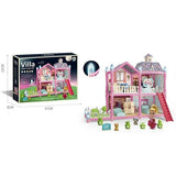 Villa Role Play Set – 112-Piece DIY House Building Toy for Kids