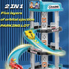 24-Piece Spiral Race Track Car Set for Kids