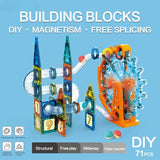 3D Magnetic Ferris Wheel Pipeline Building Blocks - 71 Pcs