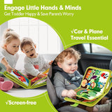 Montessori Busy Book for Toddlers – 4 Interactive Learning Pages