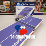Compact Foldable Table Tennis Table – Wooden Ping Pong Set with Paddles &amp; Ball