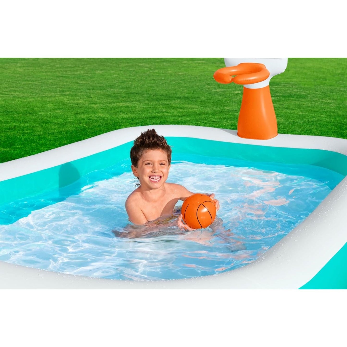 Basketball Dunk n Splash Pool 8ft | Kids Play Pool