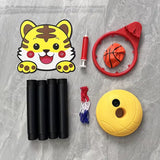 Tiger Adjustable Basketball Hoop Set for Kids with Air Pump