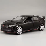 1:24 Honda Civic Type-R Diecast Model Car – Pullback Action