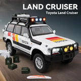 Toyota Land Cruiser LC80 1:24 Diecast Model Car – Pull-Back with Light &amp; Sound
