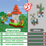Magnetic Building Block Cubes – Pixel World Style, 100 Pieces