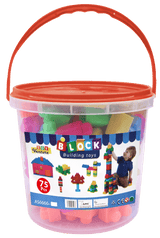 75 Pcs Building Block Bucket – Educational Construction Toy for Kids