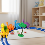 Multicolor Dinosaur Train Set – Battery-Operated Toy for Kids