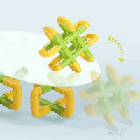 Pipe puzzle building blocks pieces straight T-shape cross bending connectors