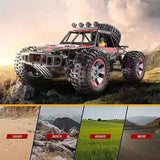 1:10 Large 4WD RC Monster Truck – High-Speed Off-Road with LED Lights