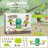 2-in-1 Dinosaur Fishing & Balance Scale Toy for Kids – Educational Math Game