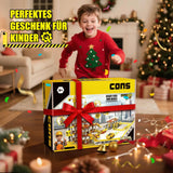 LumenVela 203 Pcs DIY Car Parking Lot & Track Set