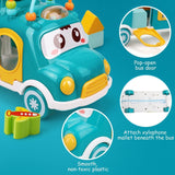 Melody Maker Xylophone Bus – Toddler Musical Toy with Mallets