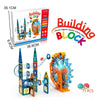 3D Magnetic Ferris Wheel Pipeline Building Blocks - 71 Pcs