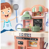 Kitchen Set for Kids with Working Water Sink – 25+ Pcs Pretend Play
