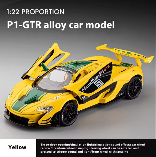 McLaren P1 1:22 Diecast Model Car – Lights, Sound & Steering