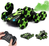 8-Wheel Stunt RC Car with 360° Flips & LED Lights