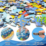 128 Pcs Shaped Jigsaw Puzzle for Kids – Random Design