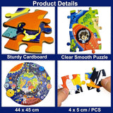 128 Pcs Shaped Jigsaw Puzzle for Kids – Random Design