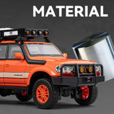 Toyota Land Cruiser LC80 1:24 Diecast Model Car – Pull-Back with Light &amp; Sound