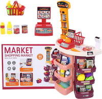 Kids Grocery Store Playset side angle view