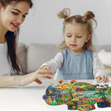 287 Pieces Animal Shaped Jigsaw Puzzle for Kids – Wildlife Design