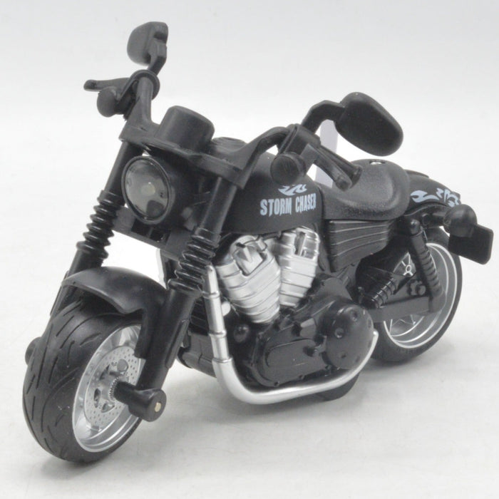 Diecast Storm Chaser Motorcycle – 1:16 Scale with Light & Sound