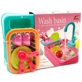 Kitchen Sink Toy Playset – Electric Dishwasher &amp; Water Basin