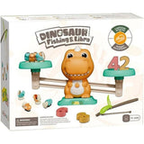 2-in-1 Dinosaur Fishing & Balance Scale Toy for Kids – Educational Math Game